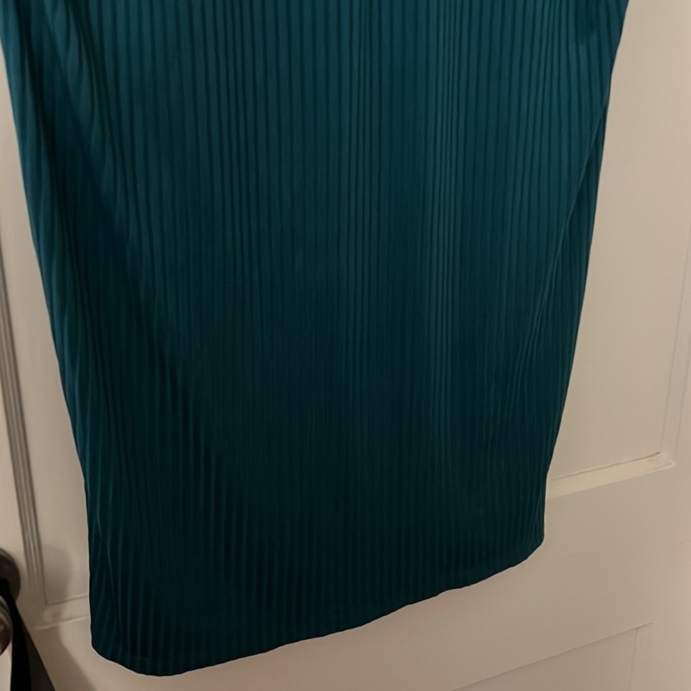 Catherine malandrino green oversized top/ dress size: M - Picture 7 of 7